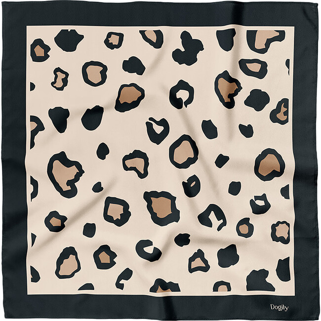 Tyra square scarf, Black