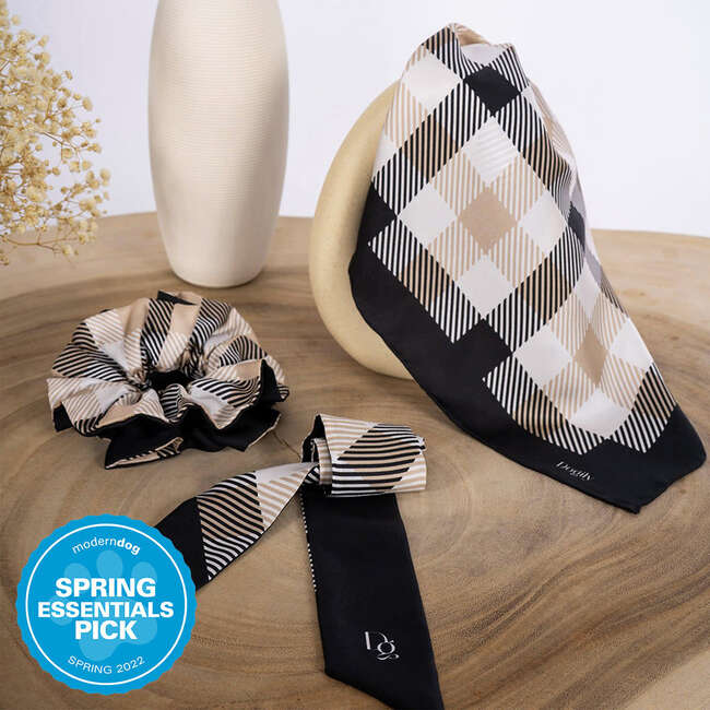 Collins Set, Black - Dog Bandanas & Neckties - 4