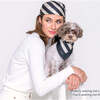 Serene square scarf, Black - Dog Bandanas & Neckties - 2