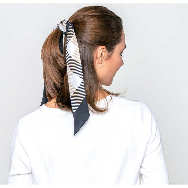 Collins hair scarf, Black - Hair Accessories - 2