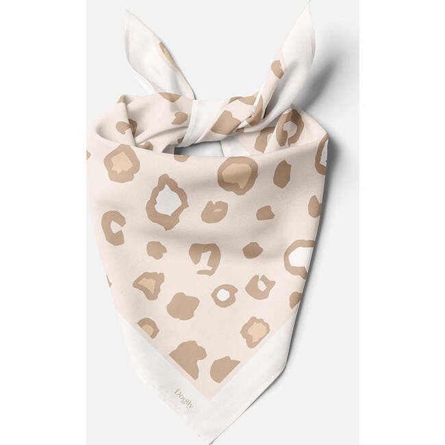 Tyra square scarf, Beige - Dog Bandanas & Neckties - 3
