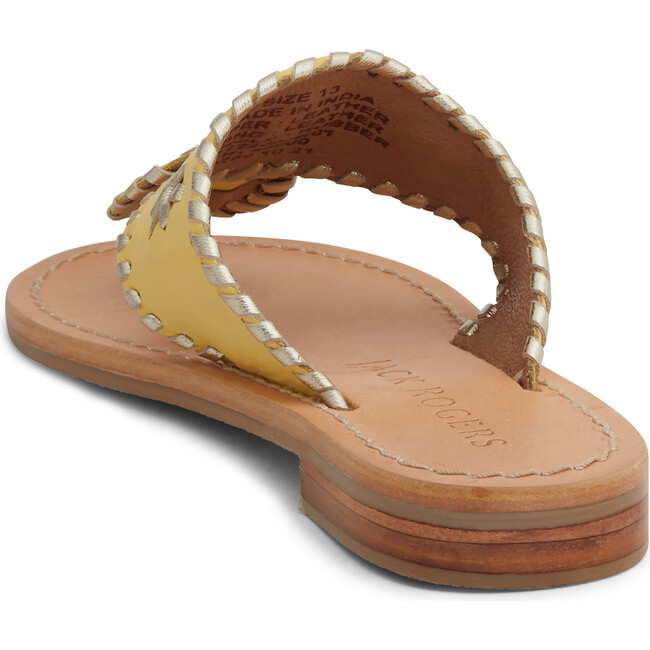 Jacks Flat, Butter & Platinum - Sandals - 3