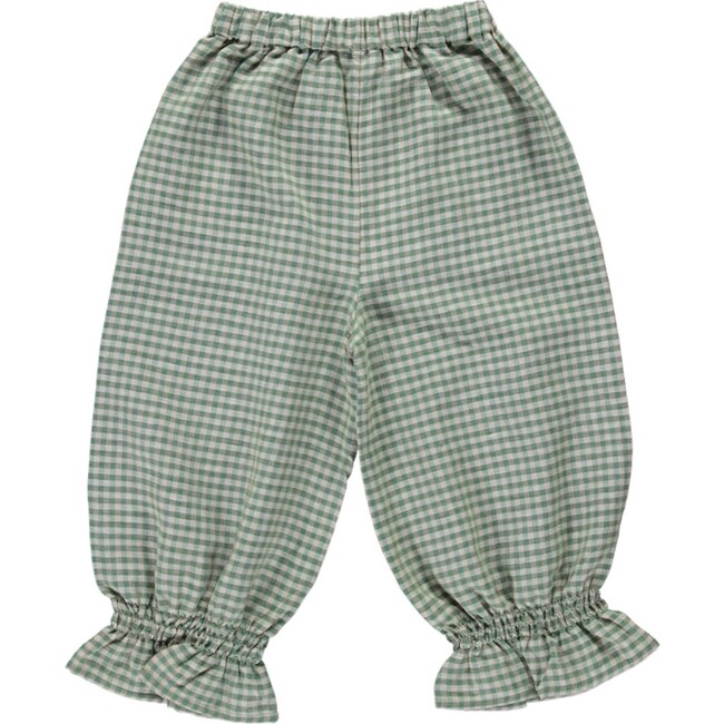Uma Pants, Green Gingham