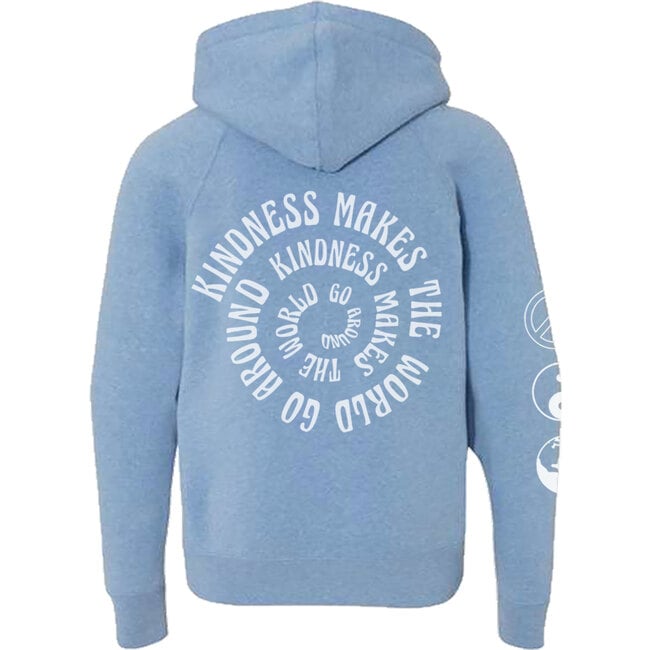 World Hoodie, Heather Blue - Sweatshirts - 2