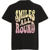 Smiles All Round T-shirt, Black - T-Shirts - 4