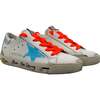 Superstar Leather Upper Sneakers, White - Sneakers - 2