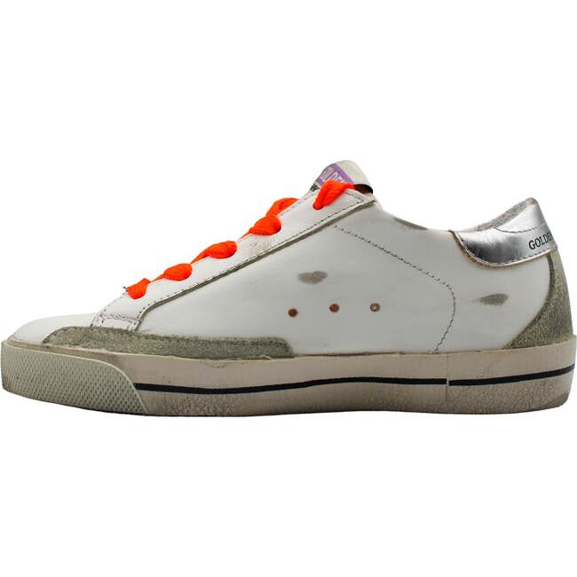 Superstar Leather Upper Sneakers, White - Sneakers - 3