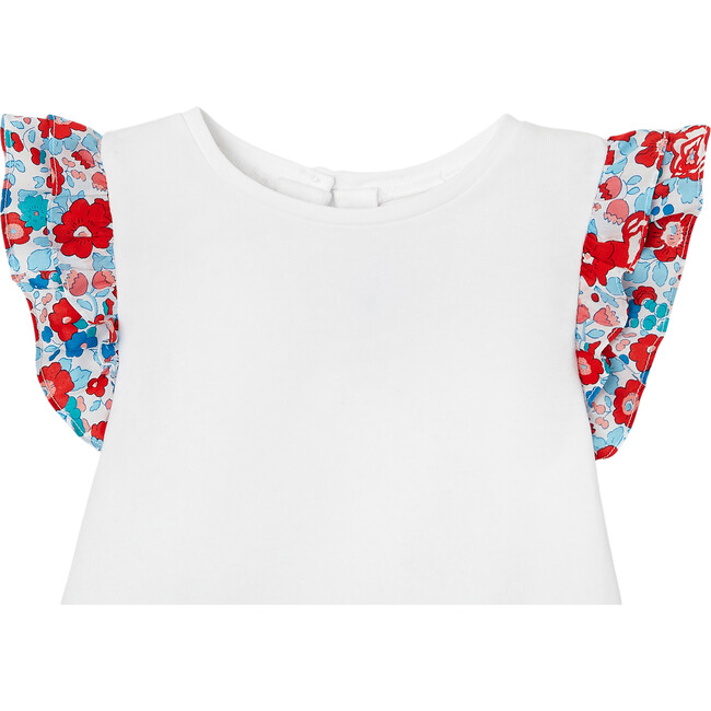 Ambra Tee, White - T-Shirts - 3