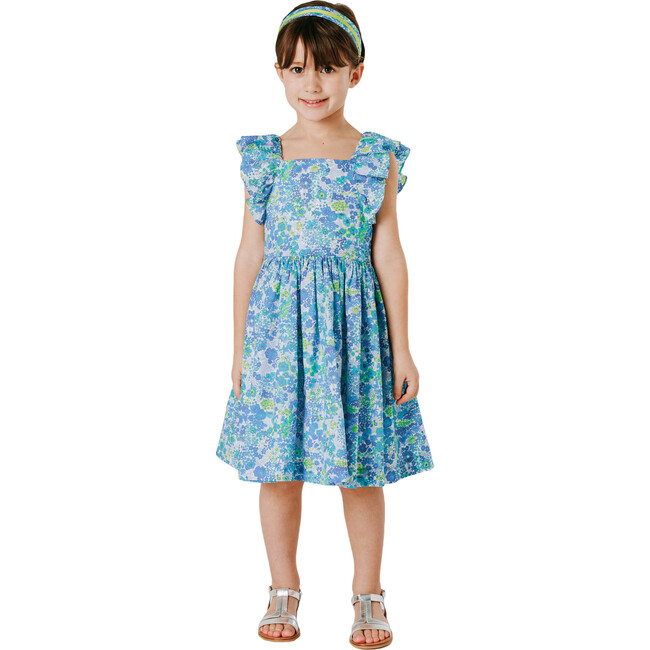 Apolline Dress, Blue and Multicolor - Dresses - 7
