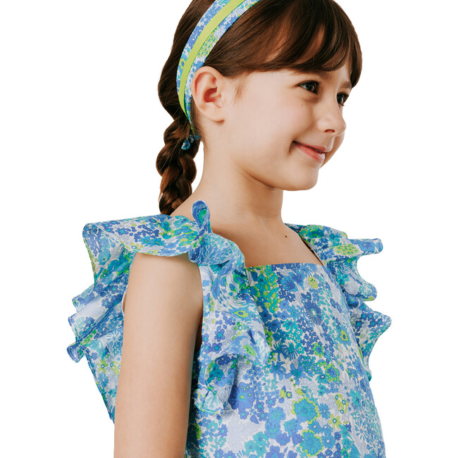 Apolline Dress, Blue and Multicolor - Dresses - 8