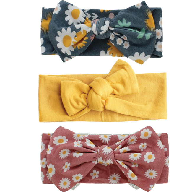 Sunrise Floral Bamboo Headband Gift Set
