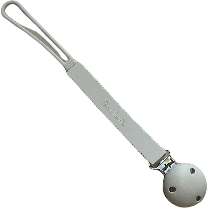 Alyssa Clip, Taupe - Pacifiers - 1