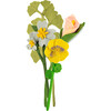 Handmade Blue Yellow Felt Flower Bouquet - Accents - 1 - thumbnail