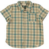 Mose Agate Woven Shirt, Green - Shirts - 1 - thumbnail