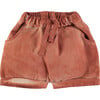 Washed Tierra Baby Short, Orange - Shorts - 1 - thumbnail