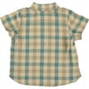 Mose Agate Woven Baby Shirt, Green - Shirts - 2