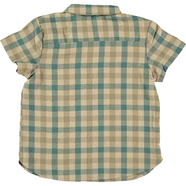 Mose Agate Woven Shirt, Green - Shirts - 3