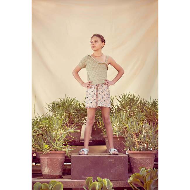 Mushroom Flowers Shorts, Print - Shorts - 2