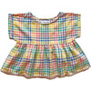 Girls Marni Top, League Chex - Blouses - 1 - thumbnail