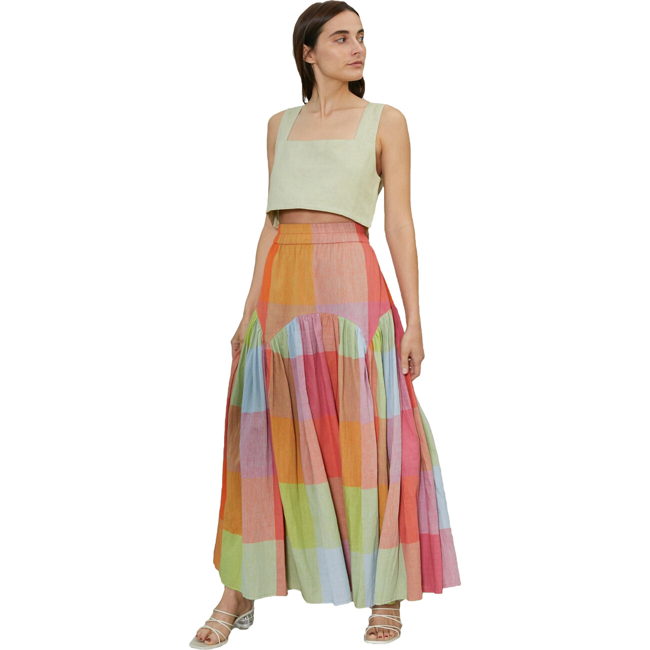 Women's Leila Skirt, Jupiter Chex - Rujuta Sheth Mommy & Me
