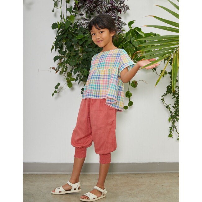 Girls Marni Top, League Chex - Blouses - 3
