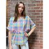 Women's Marni Top, League Chex - Blouses - 2