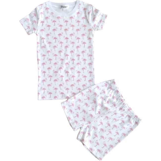 Flamingos Shorts Pajama Set