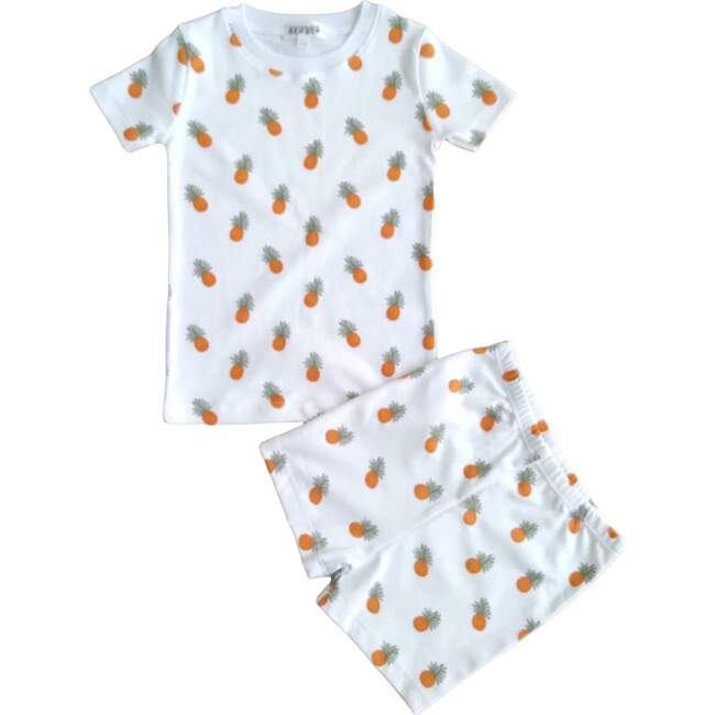 Pineapples Shorts Pajama Set