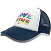 Love Wins Trucker Hat, Rainbow Stripe - Hats - 2