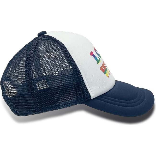 Love Wins Trucker Hat, Rainbow Stripe - Hats - 4