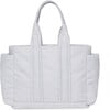 Baby Tote Cotton, Dove - Diaper Bags - 1 - thumbnail