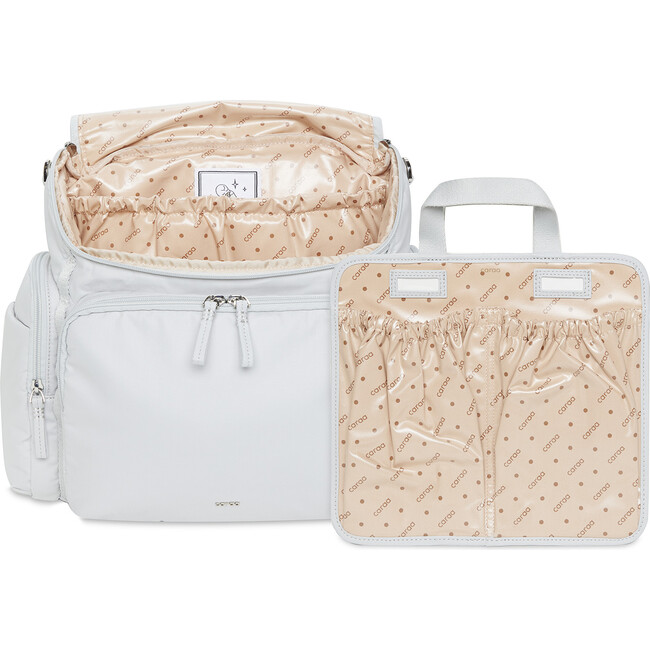 Baby Bag Cotton, Dove - Diaper Bags - 5