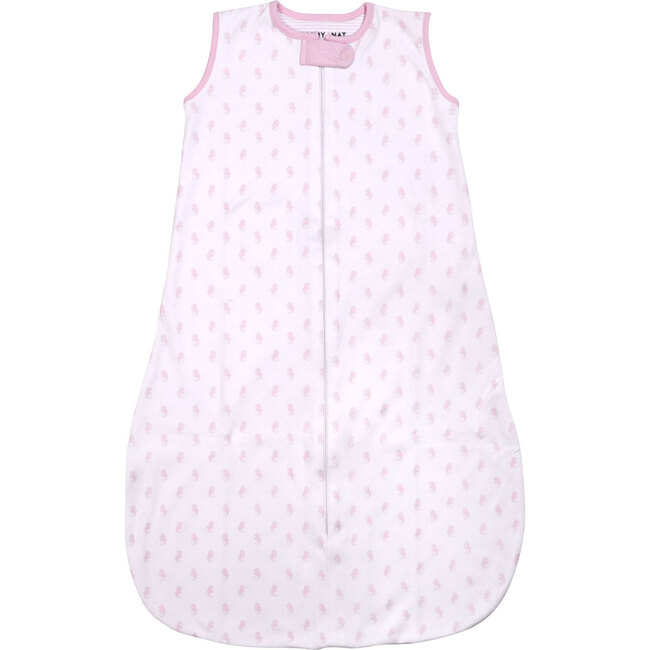 Tiny Seahorse Double Layer Sleep Sack in Pink