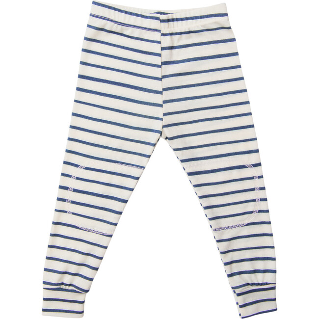 Merino Wool Long Johns, Orion Blue Stripe - Loungewear - 3