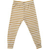 Merino Wool Long Johns, Turmeric Stripe - Loungewear - 3 - thumbnail