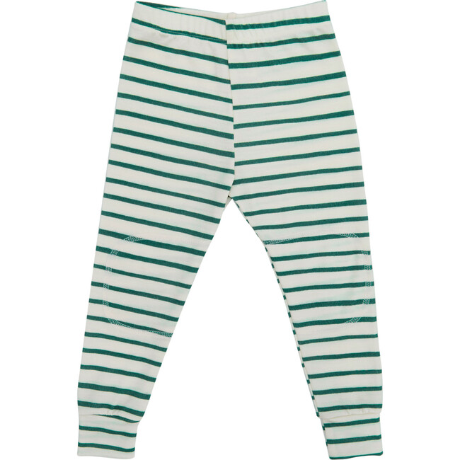 Merino Wool Long Johns, Verdant Stripe - Loungewear - 3