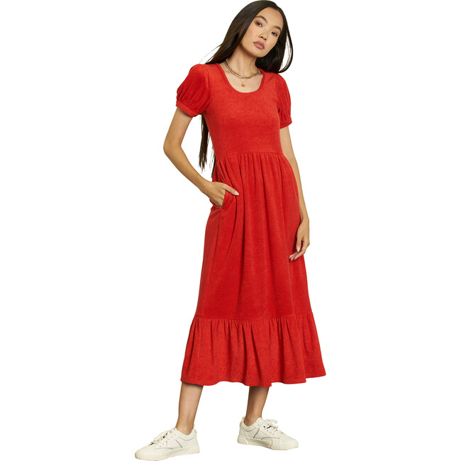 Women's Ruth Dress, Red - Dresses - 1