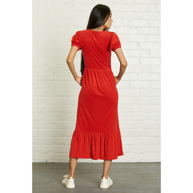 Women's Ruth Dress, Red - Dresses - 3