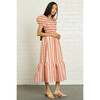 Women's Nicole Dress, Peach Stripe - Dresses - 3