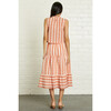Women's Aviana Top, Peach Stripe - Blouses - 5 - thumbnail
