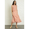 Women's Aviana Top, Peach Stripe - Blouses - 6 - thumbnail