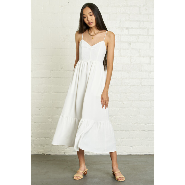 Women's Riviera Dress, White - Dresses - 4