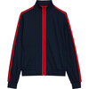 Women's Fox Recycled Techflex Jacket, Indigo/Poppy - Suits & Separates - 1 - thumbnail