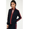 Women's Fox Recycled Techflex Jacket, Indigo/Poppy - Suits & Separates - 2
