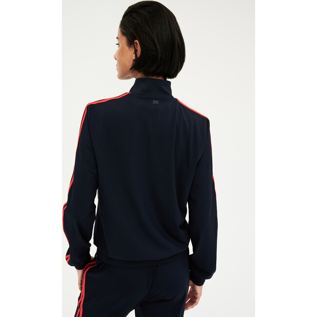 Women's Fox Recycled Techflex Jacket, Indigo/Poppy - Suits & Separates - 3