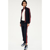 Women's Fox Recycled Techflex Jacket, Indigo/Poppy - Suits & Separates - 4