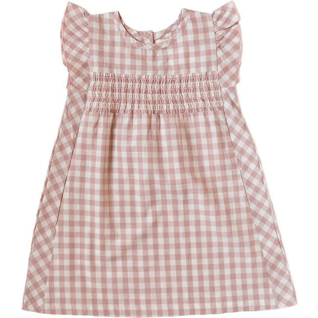 Checkmate Ruffle Dress, Pink