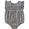 Checkmate Flutter One-piece, Blue - Rompers - 1 - thumbnail