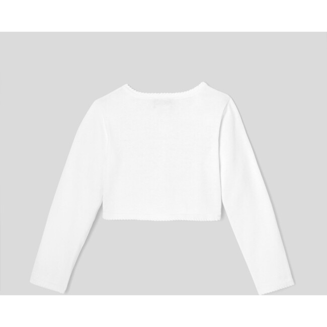 Leonore Cardigan, White - Cardigans - 2