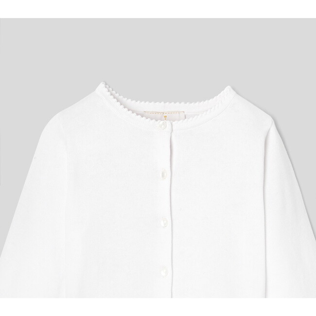 Leonore Cardigan, White - Cardigans - 3
